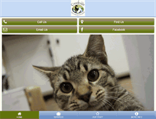 Tablet Screenshot of creeksidevethospital.com